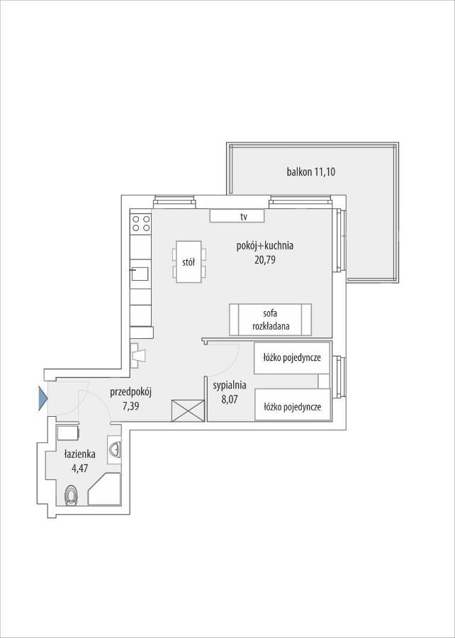 Apartament Amber Comfort Z Prywatnym Miejscem Parkingowym Колобжег Экстерьер фото